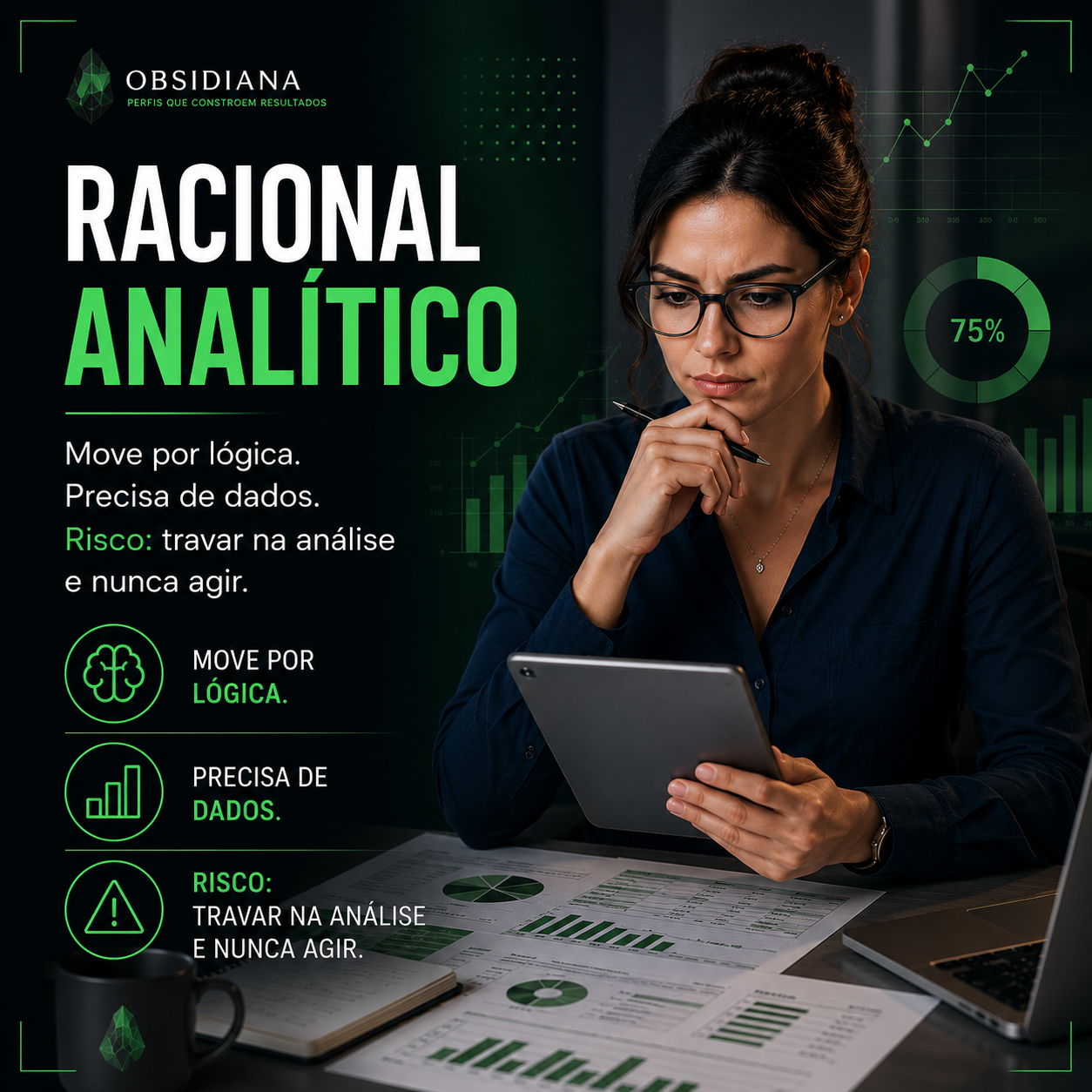 imagem para o perfil profissional Racional Analítico